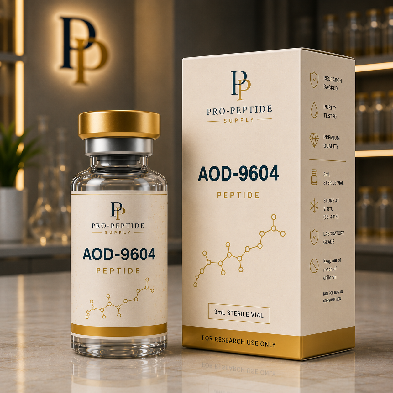 AOD-9604 research vial