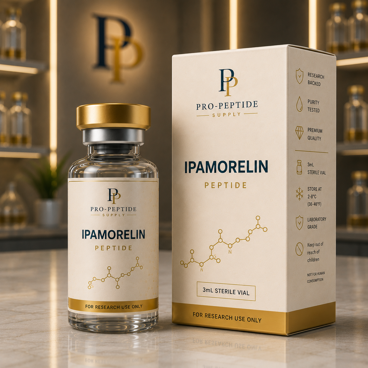 Ipamorelin research vial